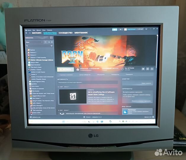 Монитор LG flatron f700p