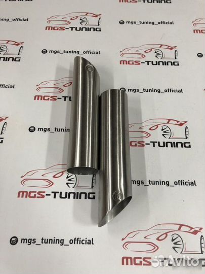 Насадки B на Mercedes G-class мат. хром 2 шт