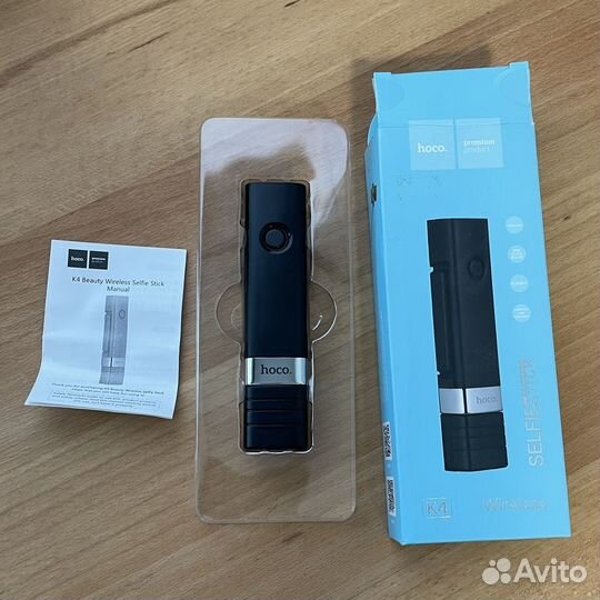 Монопод для селфи Hoco K4 Beauty, черный