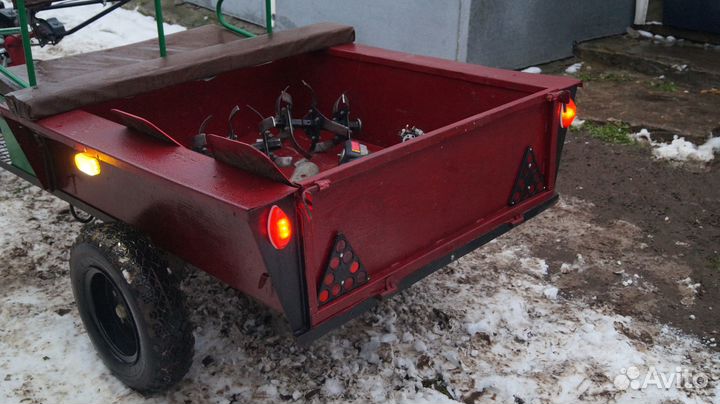 Мотоблок с прицепом