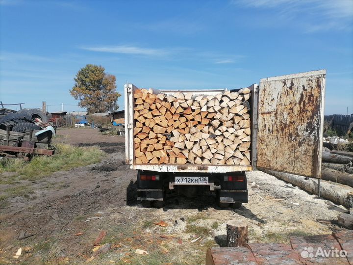Дрова сухие колотые