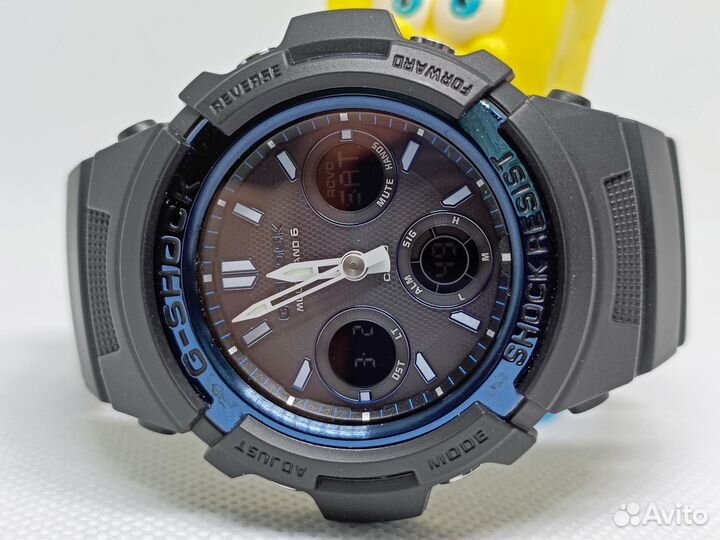 Casio G-Shock AWG-M100A (Tough Solar),Multi band 6