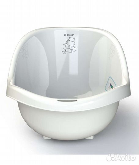 Детская ванночка для купания olsson с термометром