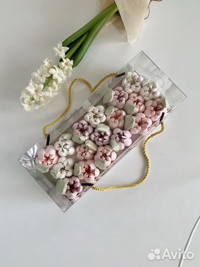 Съедобные тюльпаны из зефира