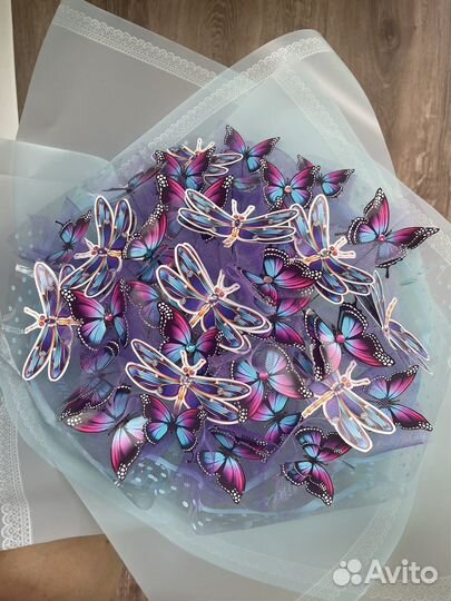 Букет с бабочками