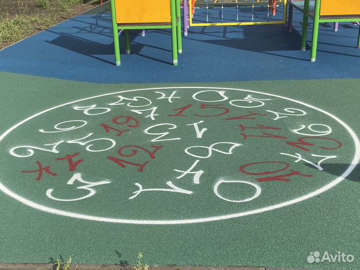 Покрытие из резиновой крошки