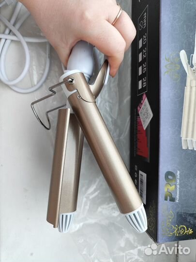 Плойка щипцы трехволновая