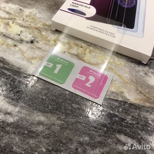 Защитное стекло с уф клеем Nano Optics гнутое