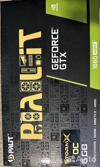 Видеокарта gtx 1660 super