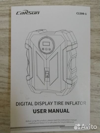 Насос автомобильный компрессор 12В Новый