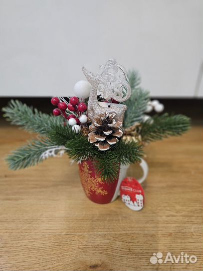 Букет в кружке