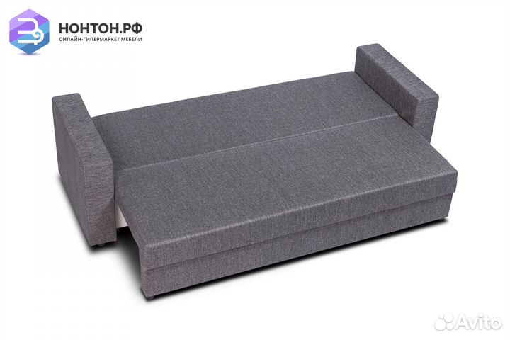 Диван еврокнижка Торонто темно-серый