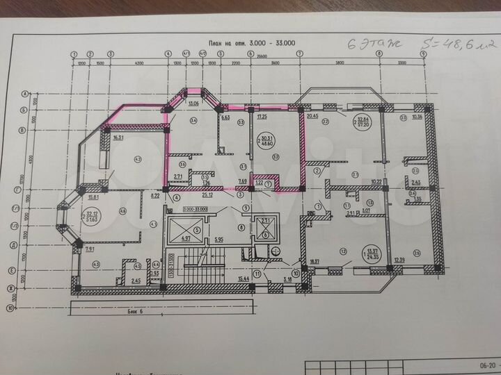 2-к. квартира, 48,4 м², 6/12 эт.