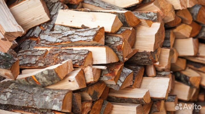 Дрова колотые дуб