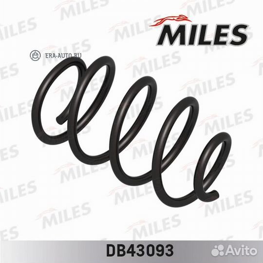 Miles DB43093 Пружина подвески MB vito(W639) BUS/v