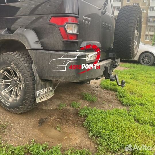 Фаркоп УАЗ универсальный под квадрат на 2т