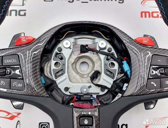 Руль M3 BMW 3 cерия G20 алькантара карбон подогрев