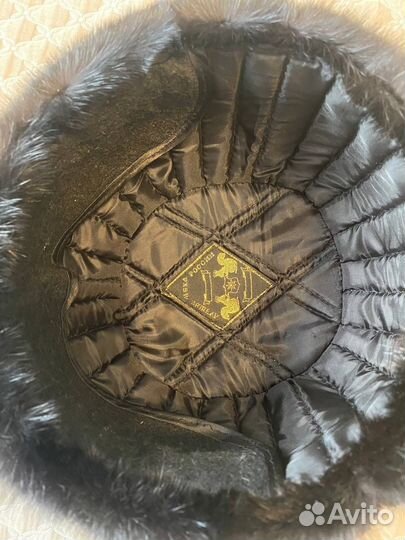 Норковая шапка мужская