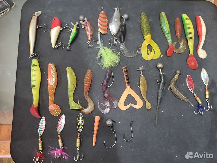 Набор для ловли щуки, блесна