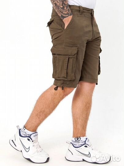 Шорты лёгкие AF862 олива