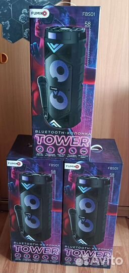 Большая блютуз колонка Fumiko tower