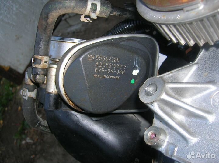 Опель Astra H z18xer. Дроссельная заслонка