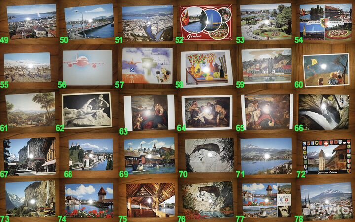 Открытки. Иностранные. Чистые