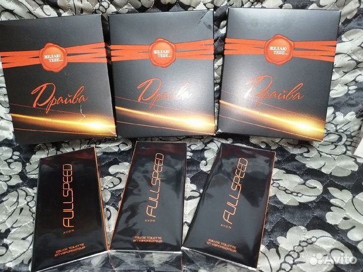 Avon новые Наборы Full Speed и т/вода Full Speed