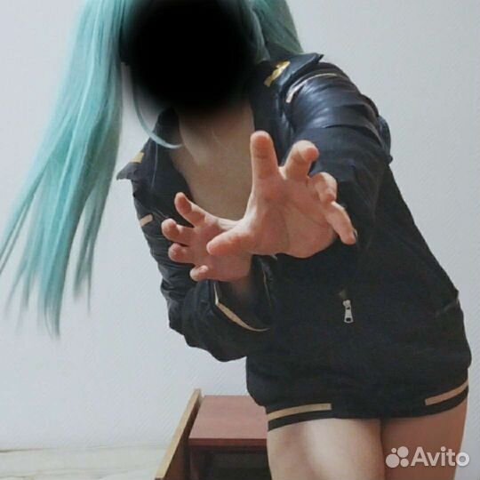 Косплей на Ребекку из аниме Киберпанк