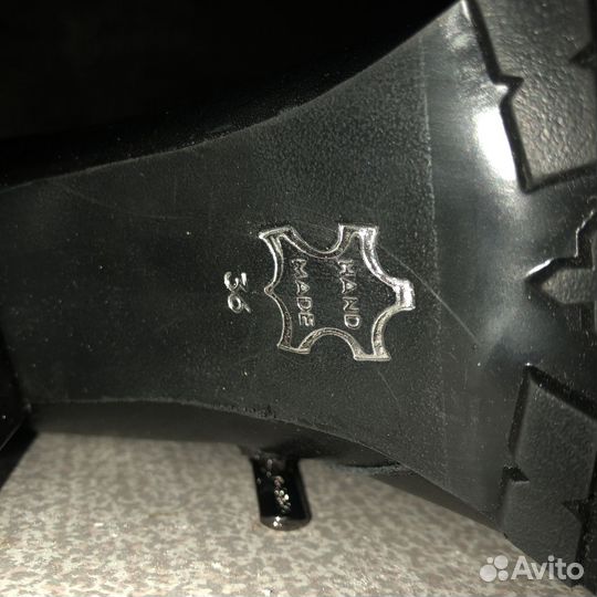 Полусапожки женские, натуральная кожа, 36 размер