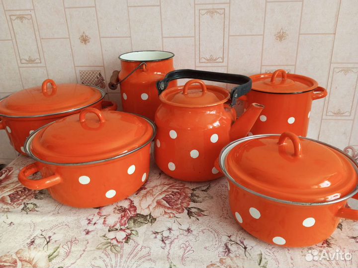 Эмалированная посуда СССР