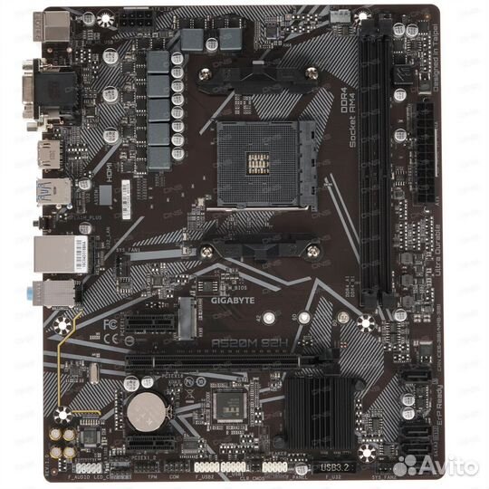 Материнская плата Gigabyte A520M S2H, AM4