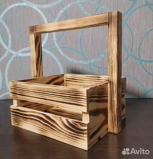 Ящик деревянный подарочный