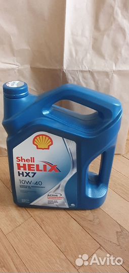 Масло моторное Shell Helix HX7 10W-40 SN/CF A3 550