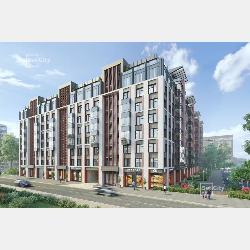 3-к. квартира, 116,2 м², 1/9 эт.