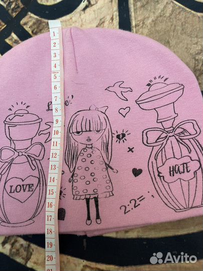 Шапочка для девочки 2-3 Года