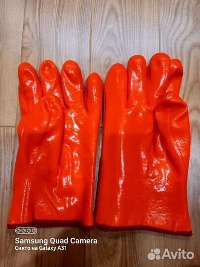 Перчатки прорезиненные, утеплённые