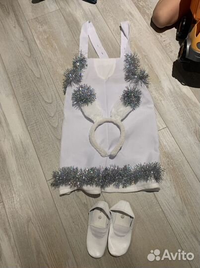 Новогодний костюм зайчик