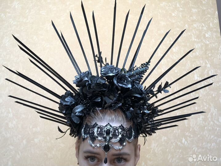 Тика, ободок, корона с лучами