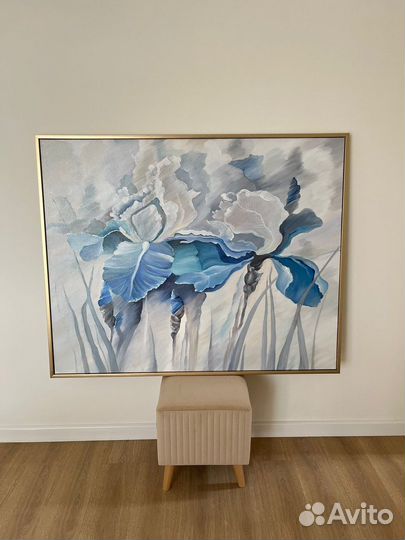 Картина холст масло, акриловая паста