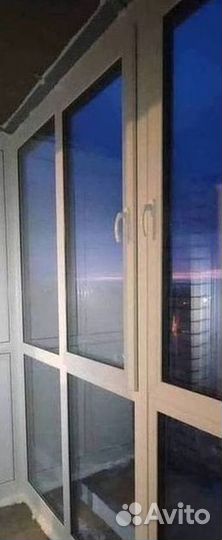 Остекление окон и балконов пвх