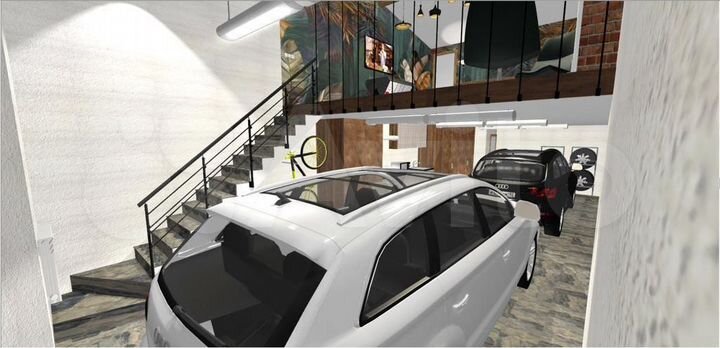 Гараж, > 30 м²