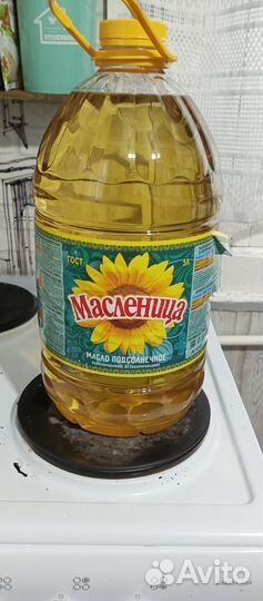 Масло растительное 5л