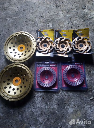 Алмазные чашки по бетону