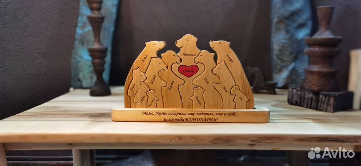 Фигурки из дерева 