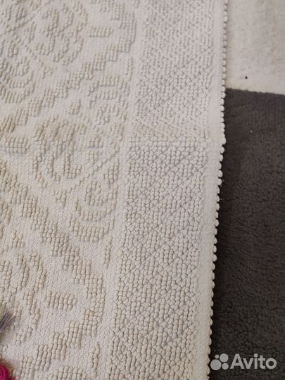 Плед цветной, коврики хлопок