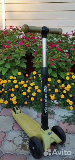 Самокат детский трёхколёсный (TechTeam Tiger Plus)