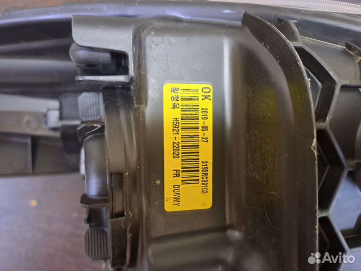 Hyundai solaris фара (пара)