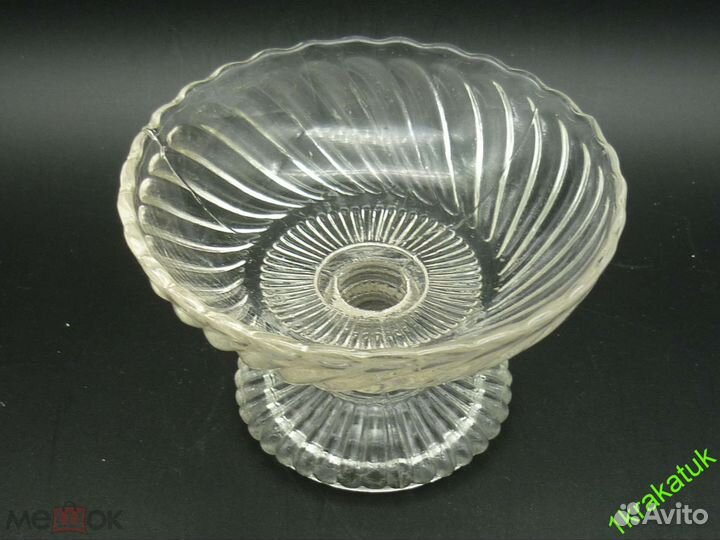 Ваза для варенья русское стекло. Конец 19 века