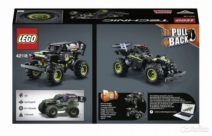 Lego Technic monster jam grave digger